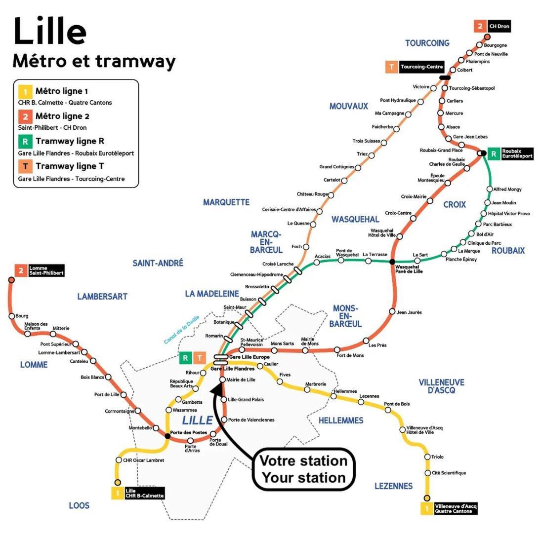 Lille Gares Studio Avec Parking Securise 外观 照片